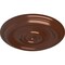Ekena Millwork Traditional Ceiling Medallion (Fits Canopies up to 2 3/4"), Hand-Painted Copper Penny, 12"OD x 1"P CM12TRCPS - alternate 2